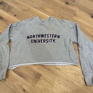 NorthWestern University Cropped crewneck sweatshirt
